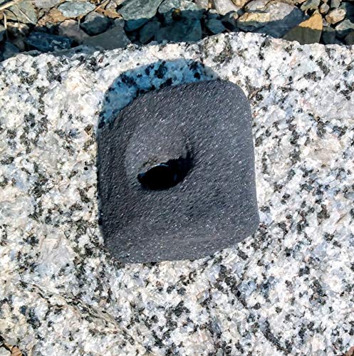 Slopey Jugger Polyurethane Bolt-On Rock Climbing Wall Hand Hold - color: Black