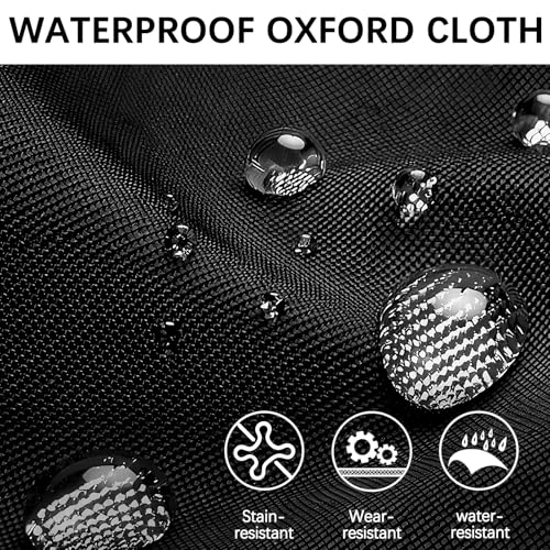 120L 3 Wheel Tactical Rolling Duffle Bag, Heavy Duty Military Deployment Luggage, 900D Waterproof Duffel for Camping Travel Outdoor Sports - color: Black