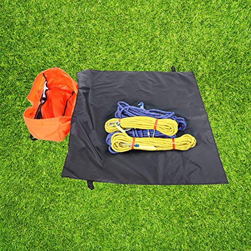 Rock Climbing Rope Bag portable Foldable climbing bag with Large Rope Tarp and Adjustable Shoulder Straps Waterproof Large Capacity Backpack ultralight Outdoor Hike Gear Equipment (orange)
