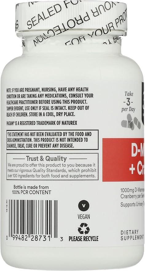 365 by Whole Foods Market, D-Mannose with Cranberry, 90 Count