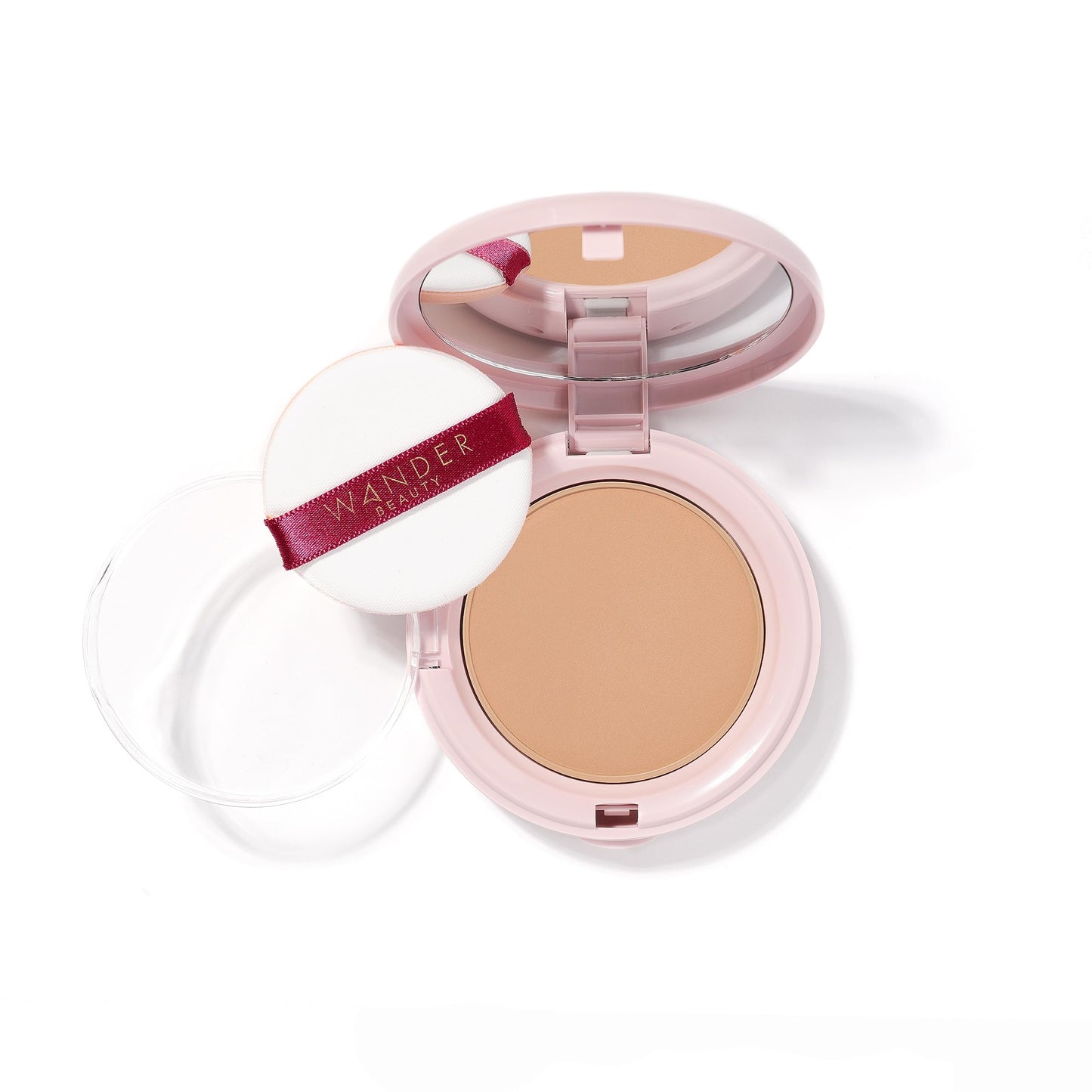 Wander Beauty Wanderlust Powder Foundation - Golden Medium - Blur & Even Skin Tone - Perfect & Hydrate With Hyaluronic Acid, Alo