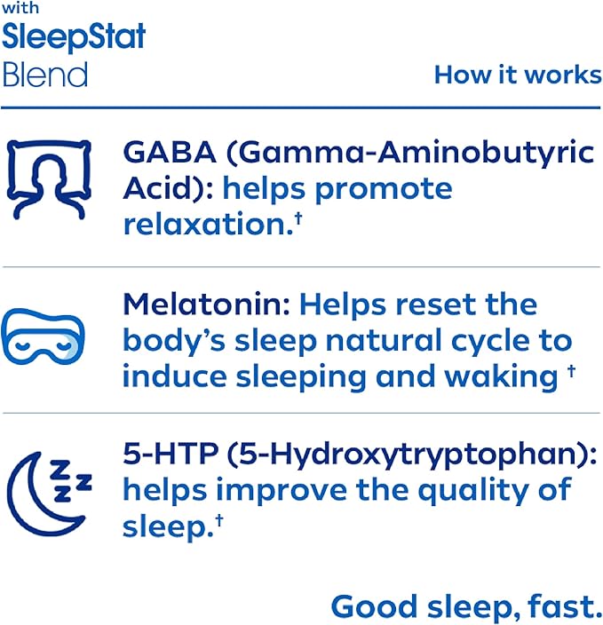 Dream Water Sleep Aid Supplement Drink; Melatonin 5mg, GABA, 5-HTP; Zero sugar, Natural flavors, No added colors, 2.5 oz liquid sleep shots, Snoozeberry, 24-Count