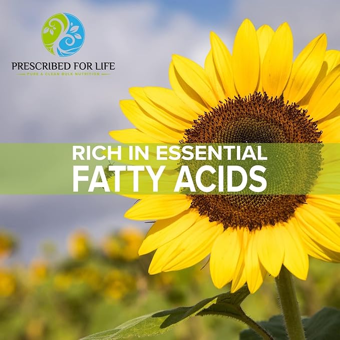Prescribed For Life Sunflower Lecithin Powder, Unbleached, Gluten Free, Vegan, Non GMO, Soy Free, Kosher, Naturally Rich in Choline & Essential Fatty Acids (2kg / 4.4lb)