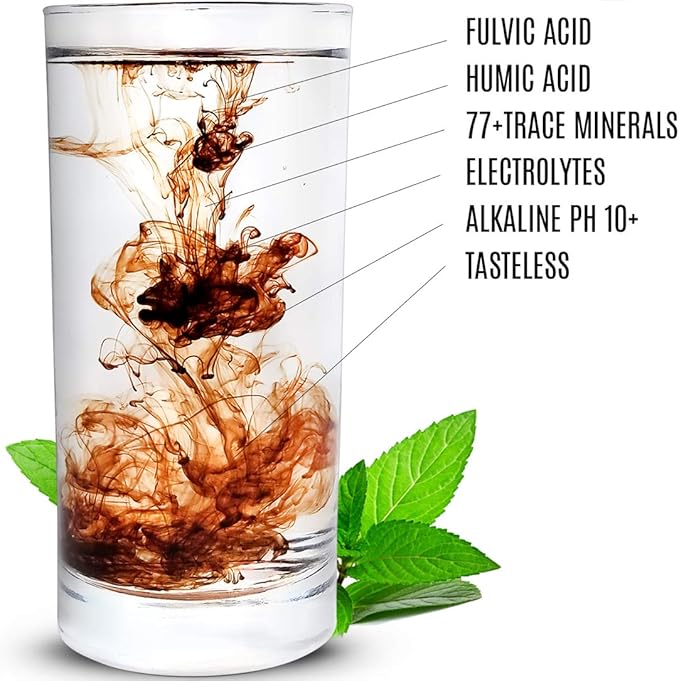 Fulvic Acid Humic Ionic Trace Mineral Drops with Electrolytes Plus Oregano Oil Drops Super Strength More Versatile Then Oil of Oregano Softgels and Capsules