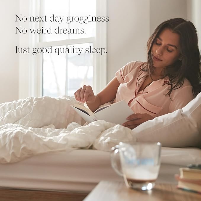 Beam Dream Sleep Powder, Natural Sleep Aid and Magnesium Hot Cocoa Drink for Adults, Calming Sleep Supplement with Apigenin, Nighttime Sleep Drink Powder, Third Party Tested Supplement, 22 Servings