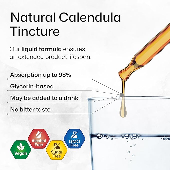 BIO KRAUTER Calendula Tincture 2 Fl. Oz. & St John's Wort Tincture 2 Fl. Oz.
