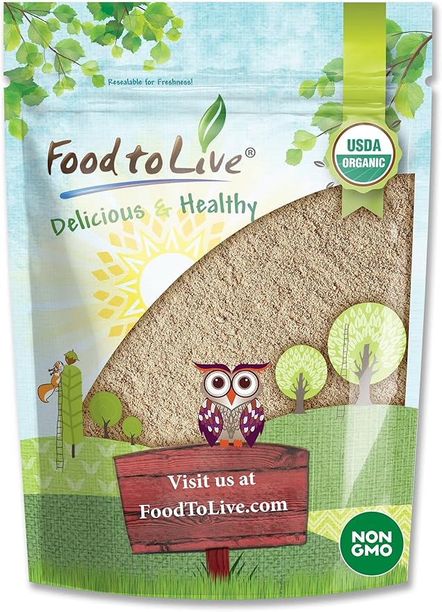 Food to Live Organic Ashwagandha Root Powder, 1 Pound - Non-GMO, Finely Ground Indian Ginseng, Pure, Raw, Vegan. Easy to Mix. Adaptogenic Herb.