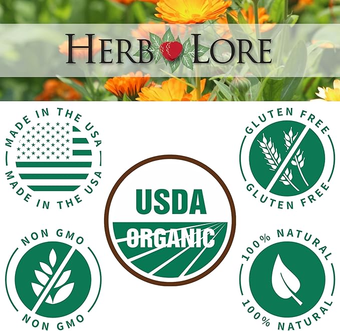 Herb Lore Valerian Root Tincture - Organic Liquid Extract Drops - Natural Herbal Sleep Aid for Kids & Adults - Alcohol Free (4 fl oz)