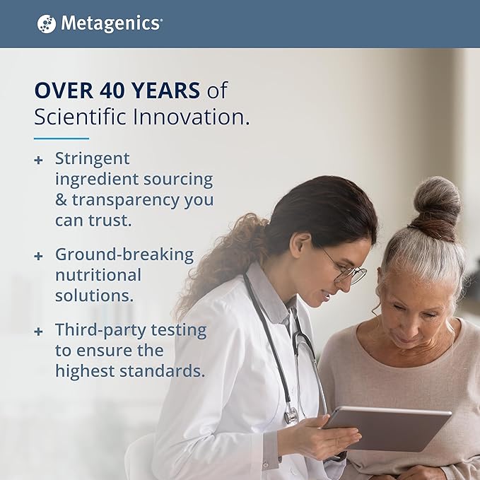 Metagenics MyoCalm Plus - with Passionflower, Valerian Root, Magnesium & Calcium - Non-GMO, Gluten-Free & Vegetarian - 60 Servings - 180 Tablets