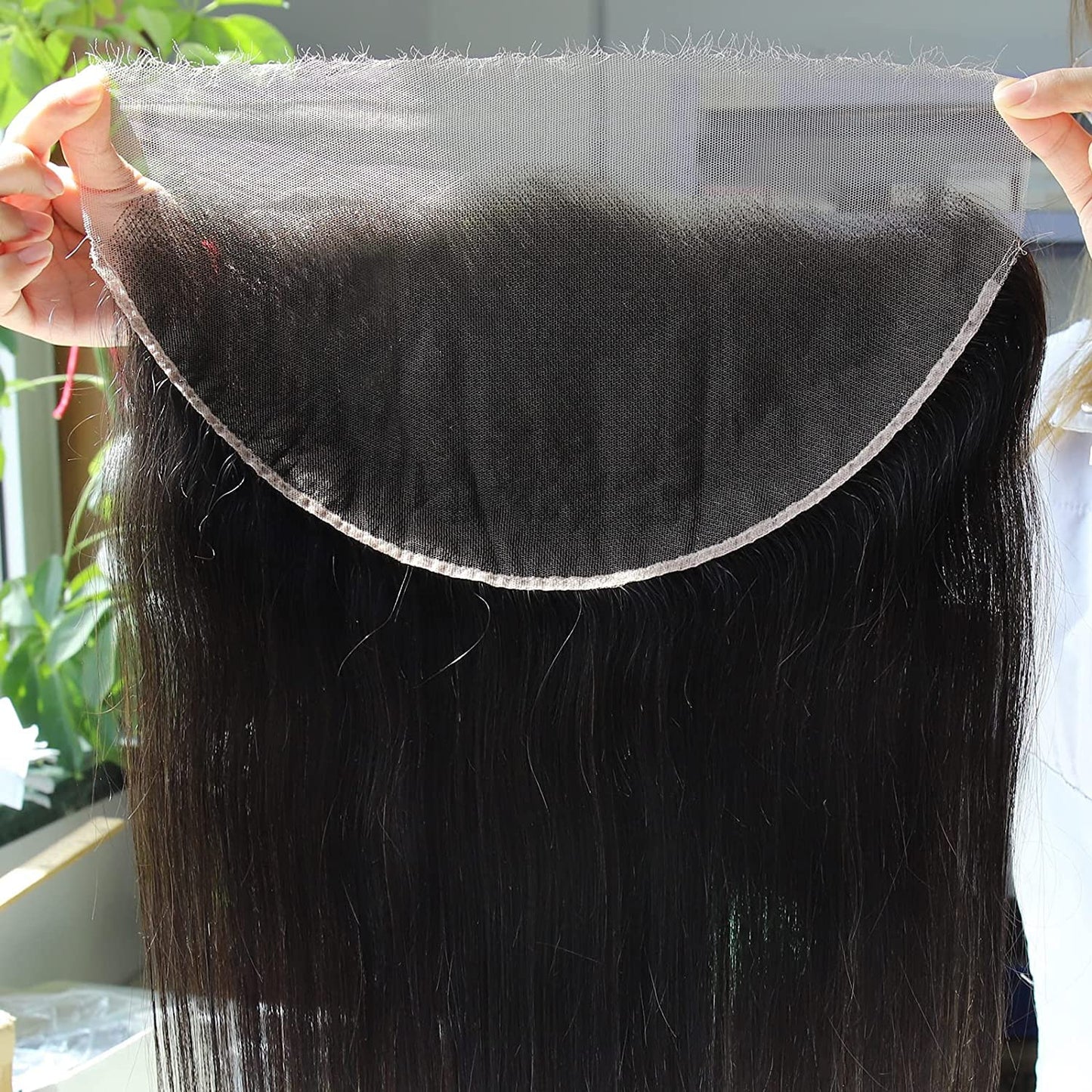 Beeos Skinlike Real Hd Lace Frontal Only, 13X6 Ear To Ear Virgin Human Hair Invisible Crystal Lace Frontal Pre Plucked Natural H
