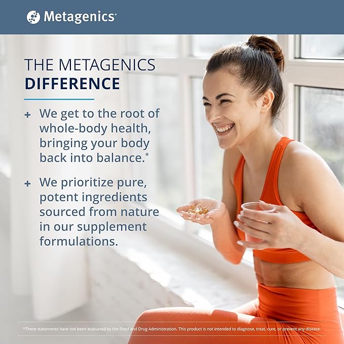 Metagenics CandiBactin-AR - Concentrated Aromatic Essential Oils - with Thyme Oil & Oregano Oil - Gut Health Supplements* - for Intestinal Microbial Balance* - Gluten-Free - 60 Softgels