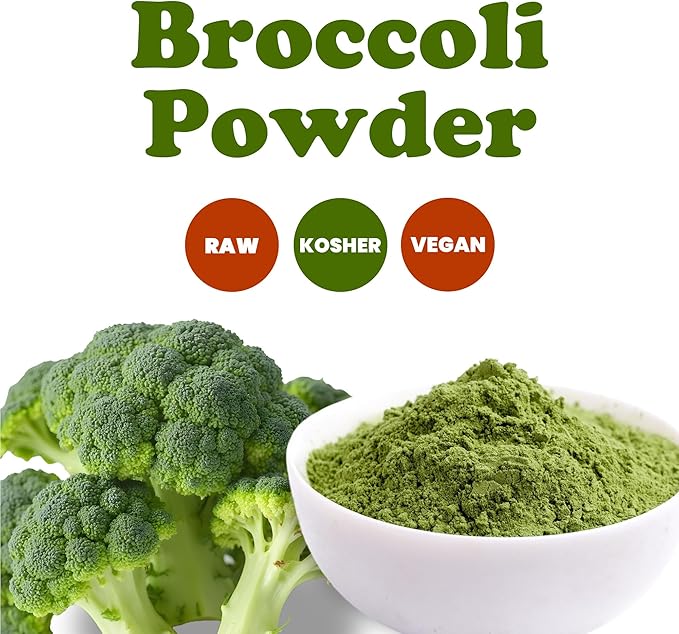 Food to Live Broccoli Powder, 10 Pounds – Nutrient-Rich Green Superfood for Smoothies, Shakes and Cooking, High in Fiber, Vitamins and Antioxidants, Vegan, Kosher, Bulk