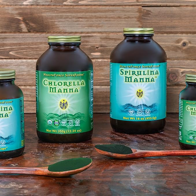 HealthForce SuperFoods Spirulina Manna - Powder - 5.25 Oz